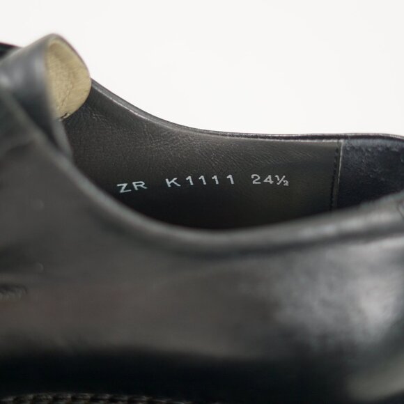 Kansai Yamamoto vintage fold-over leather shoes - Made in Japan - Size US 6.5 - Picture 14 of 14